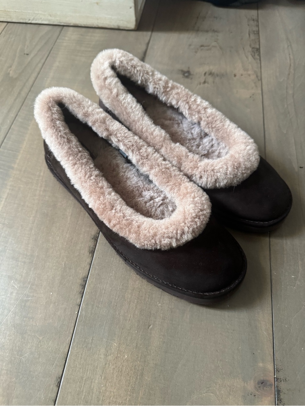 Ugg Size 7 Zora Ballet Flat Dusted Cocoa